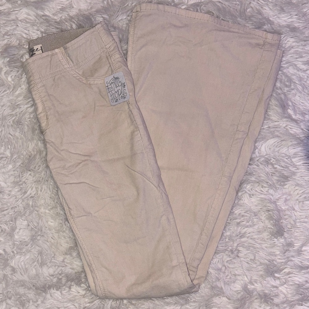 Free People Cream Pants